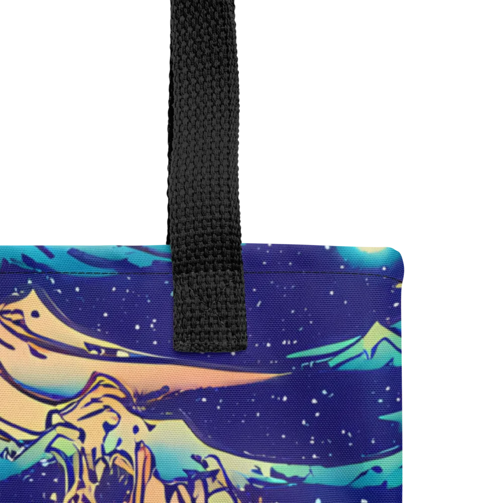 Mystical Mountain Mirage on Tote Bag — Product details