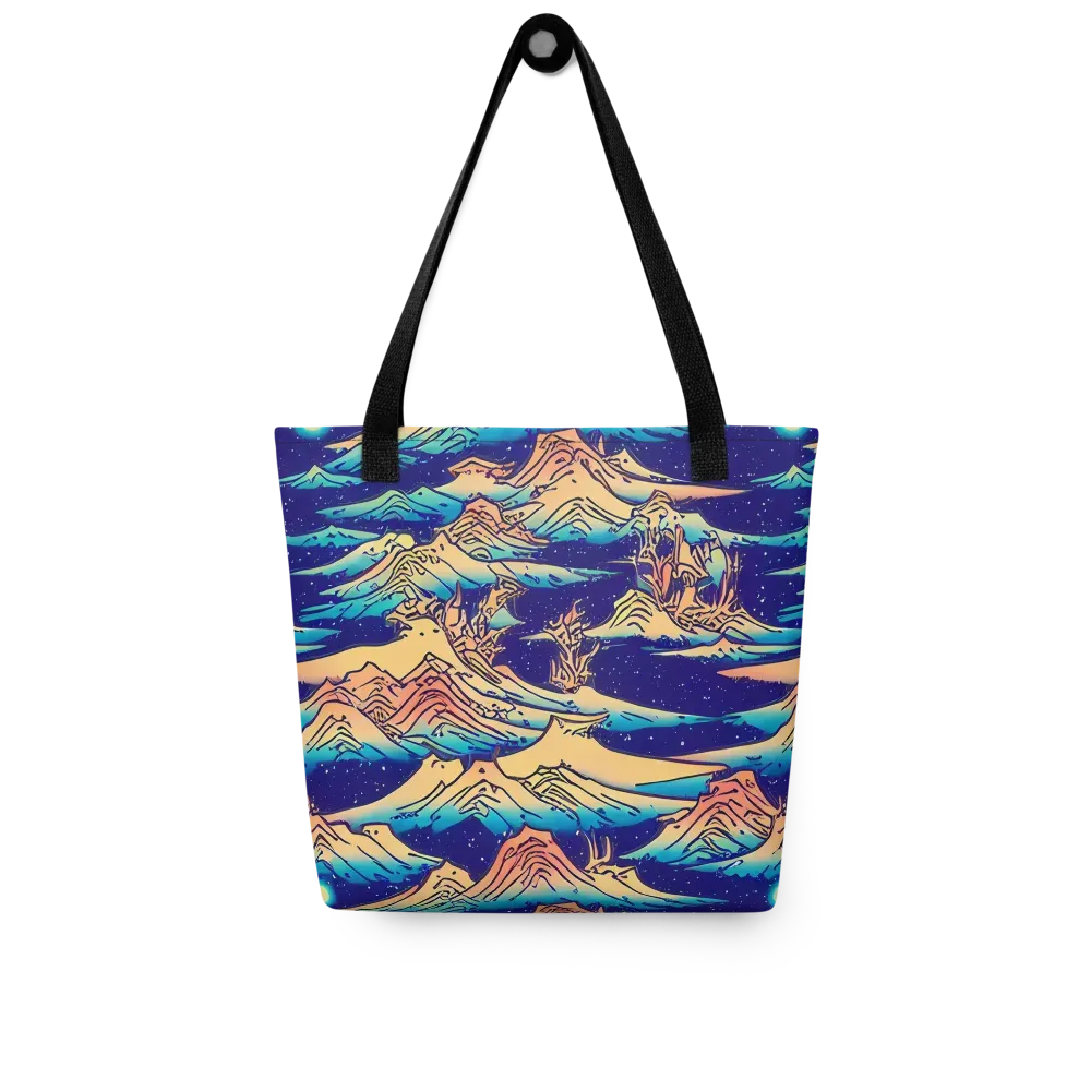 Mystical Mountain Mirage on Tote Bag — Front
