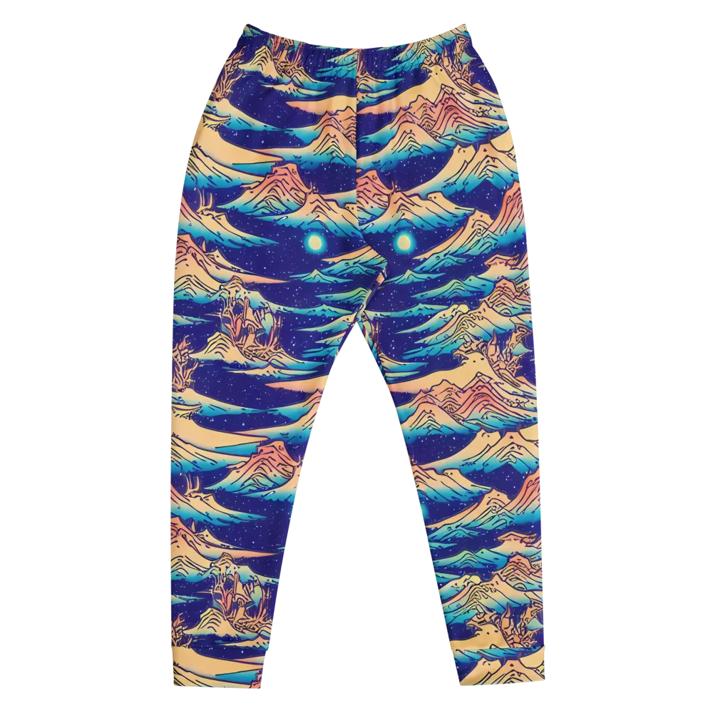 Mystical Mountain Mirage on Men's Joggers — Front