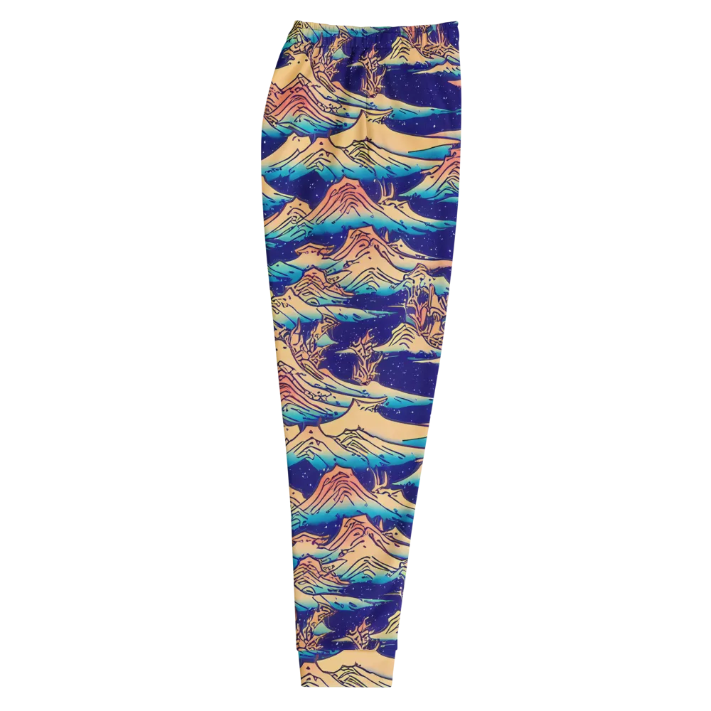Mystical Mountain Mirage on Men's Joggers — Right