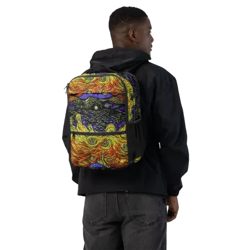 Dancing Solar Flare on a Utility Backpack