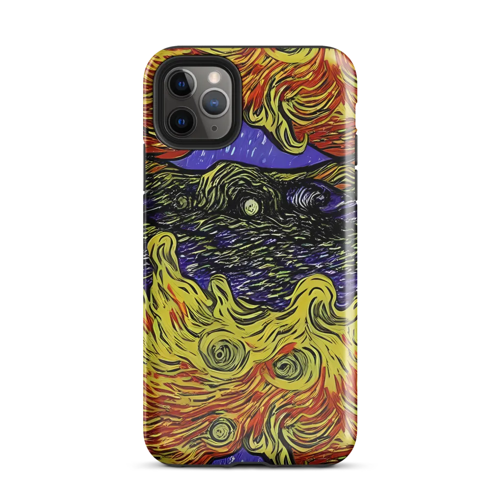 Dancing Solar Flare on Tough Case for iPhone® — Front
