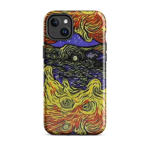 Dancing Solar Flare on a MagSafe Tough Case for iPhone®