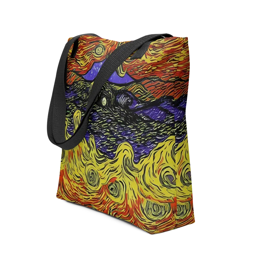 Dancing Solar Flare on Tote Bag — Front
