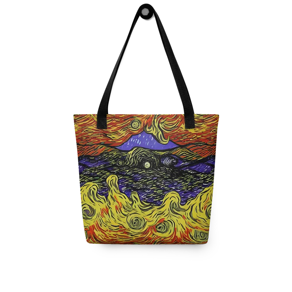 Dancing Solar Flare on Tote Bag — Front