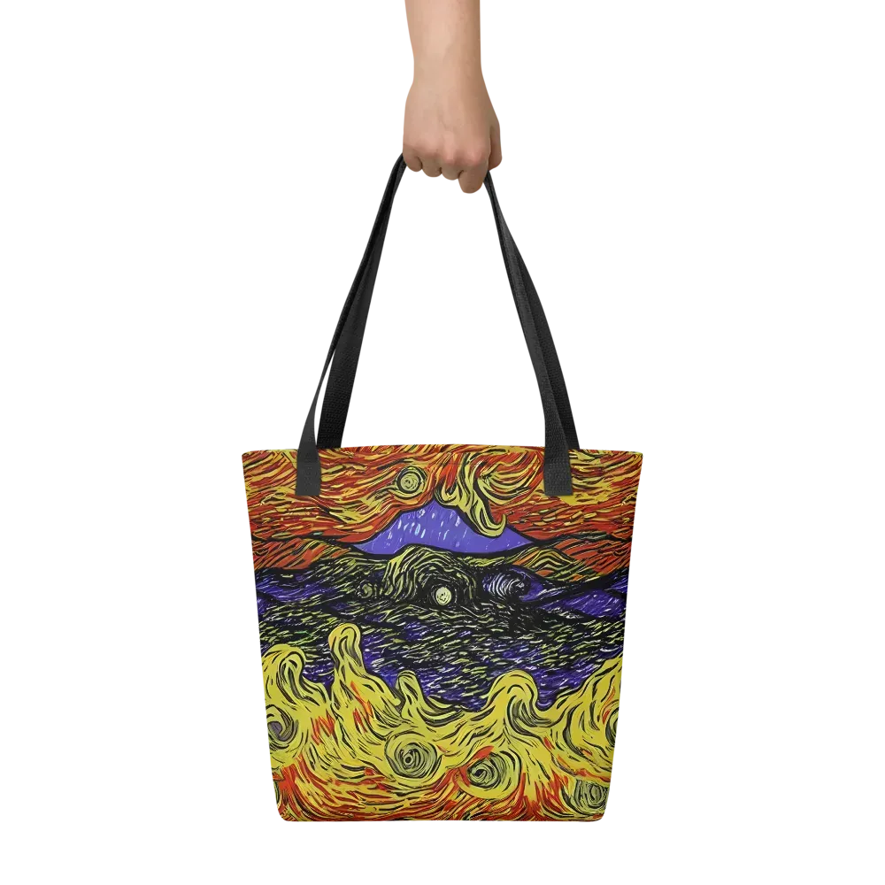 Dancing Solar Flare on Tote Bag — Front