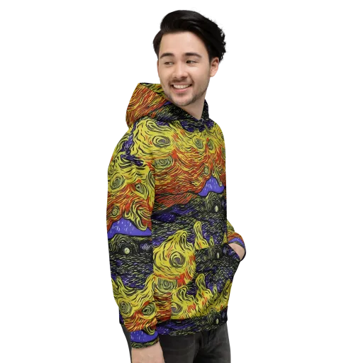 Dancing Solar Flare on a Hoodie
