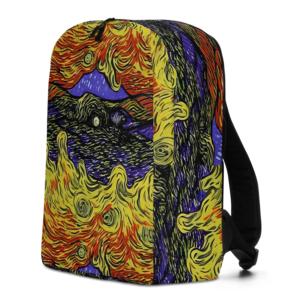 Dancing Solar Flare on Minimalist Backpack — Left