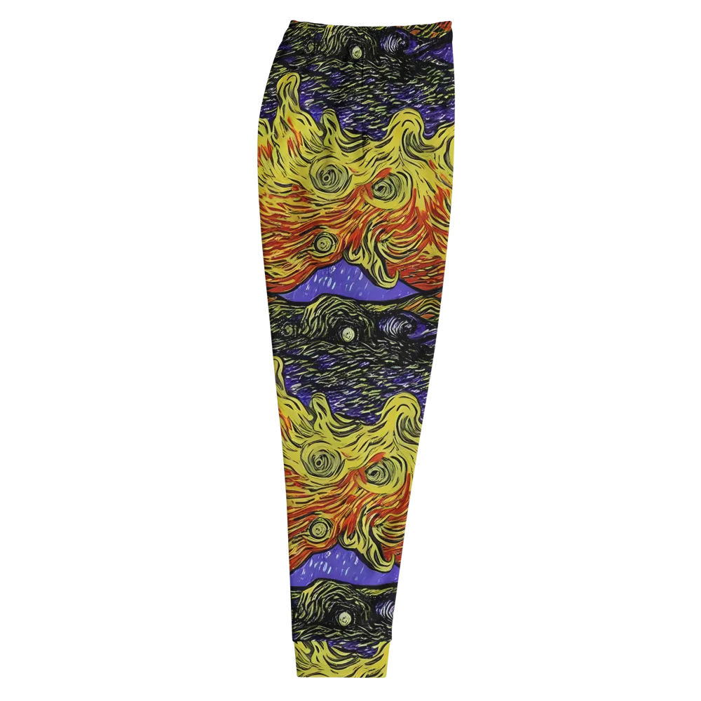 Dancing Solar Flare on Men's Joggers — Right