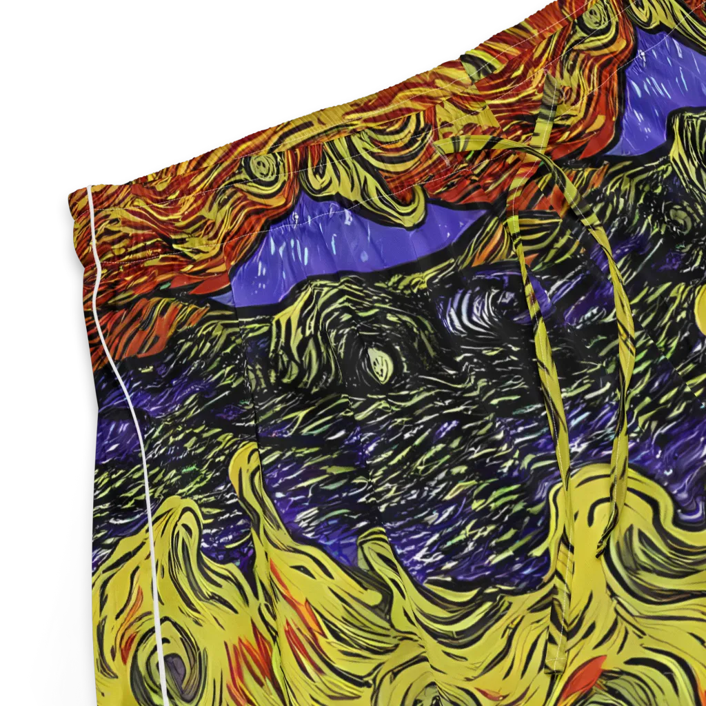Dancing Solar Flare on Women's Pajama Shorts — Product details