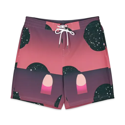 Dreamscape Horizon on a Men's Board Shorts