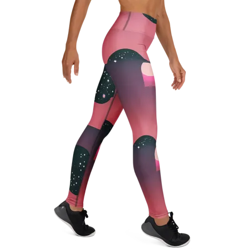 Dreamscape Horizon on a Yoga Leggings