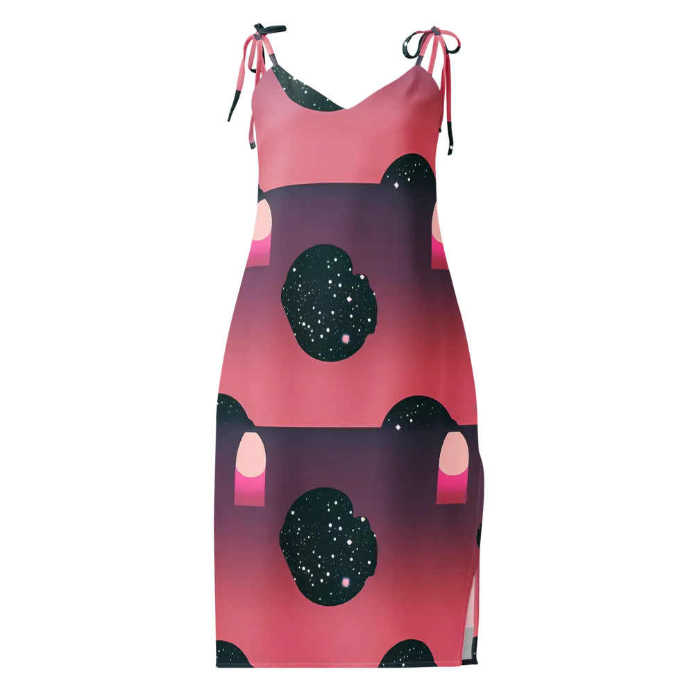 Dreamscape Horizon on Slip Dress — Front