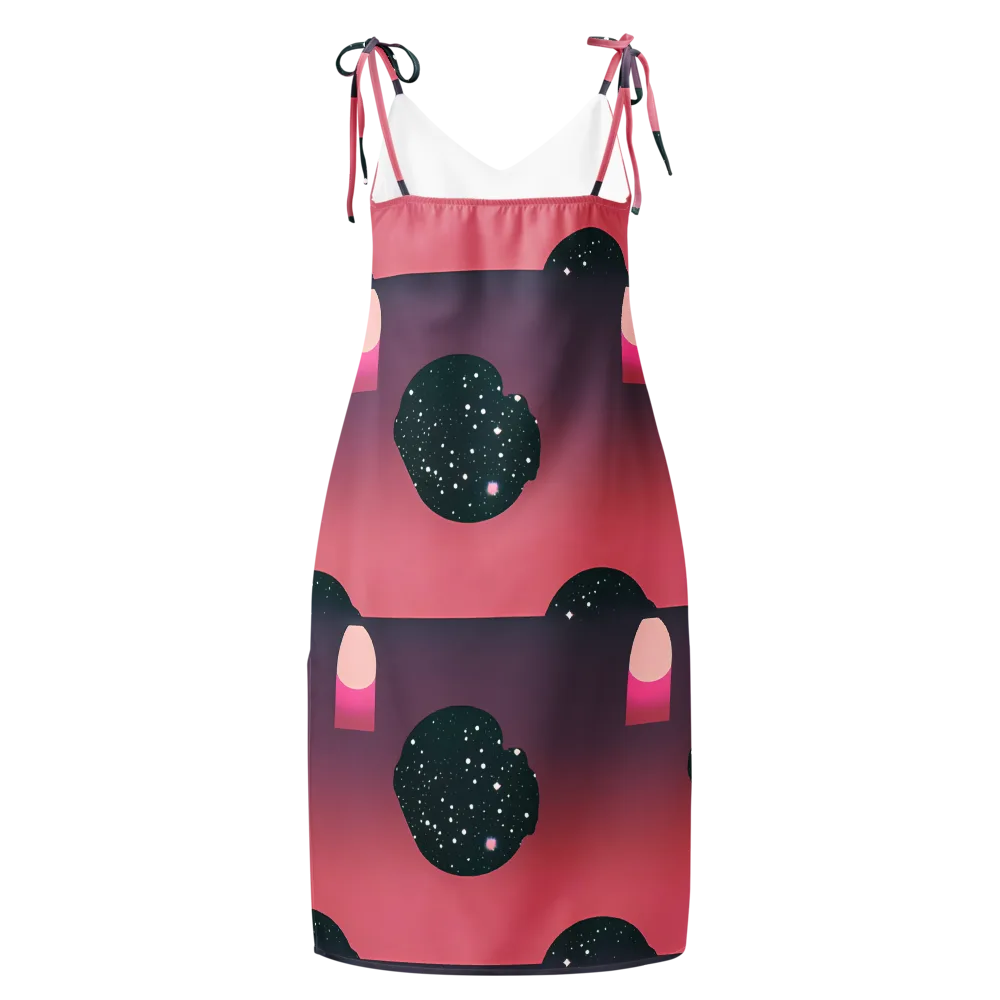 Dreamscape Horizon on Slip Dress — Back