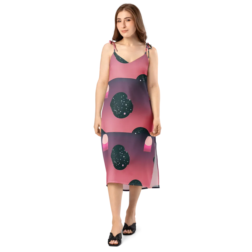 Dreamscape Horizon on Slip Dress — Front