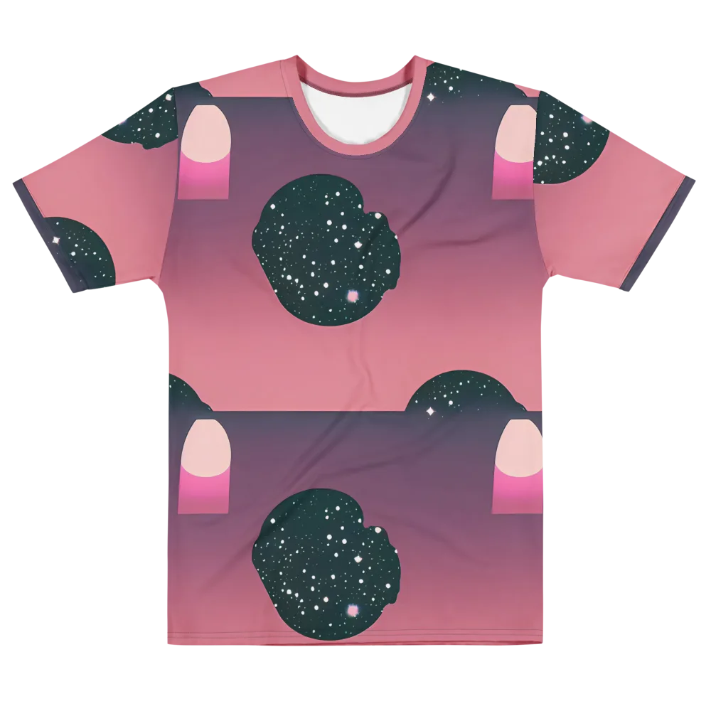Dreamscape Horizon on Men's Cotton Crew Neck T-Shirt — Front