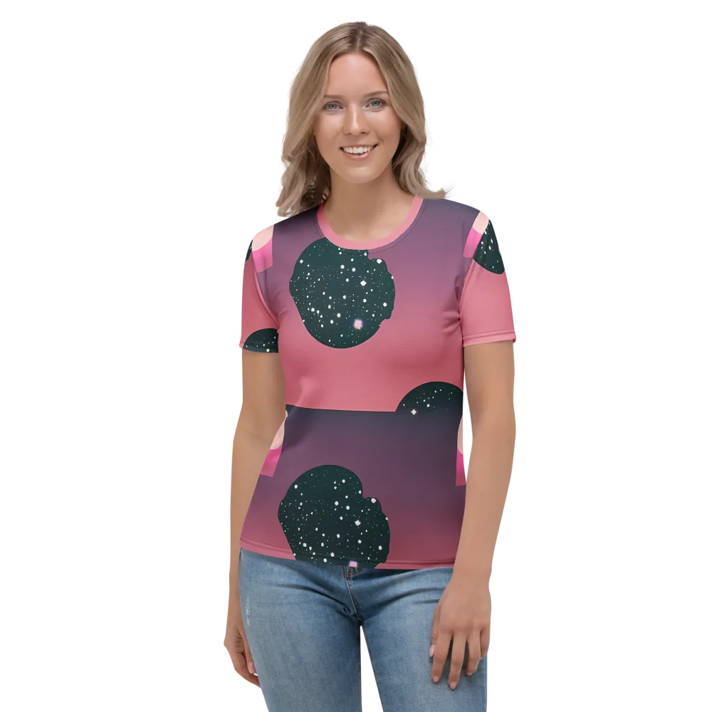 Dreamscape Horizon on Women's Crew Neck T-Shirt — Front
