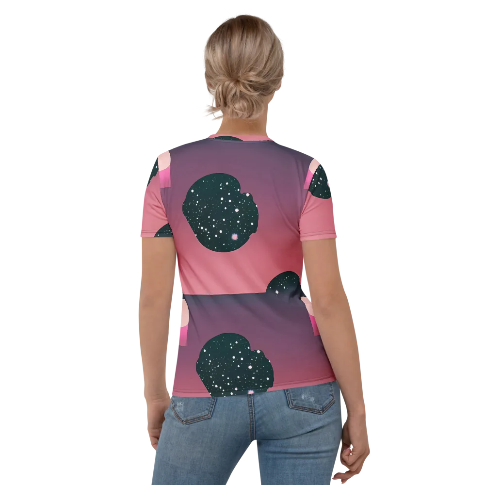 Dreamscape Horizon on Women's Crew Neck T-Shirt — Back