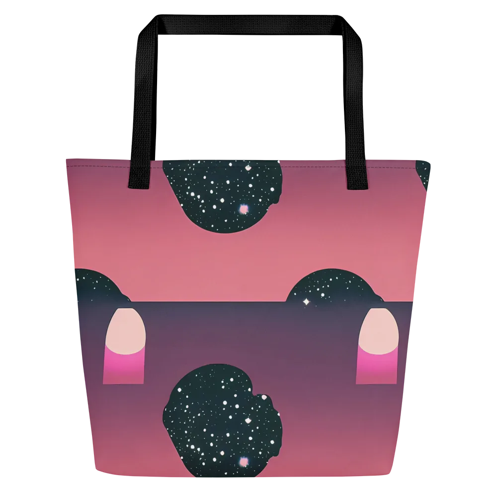Dreamscape Horizon on Large Tote Bag W/ Pocket — Front