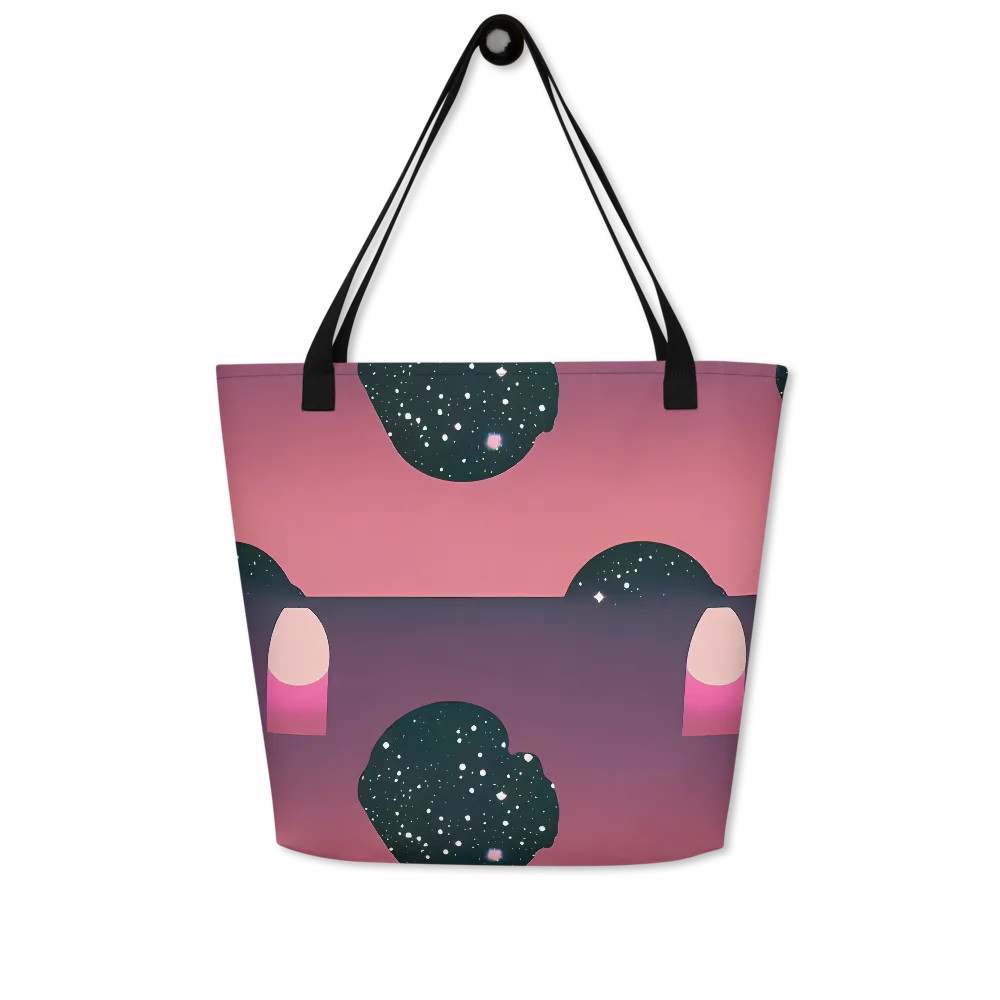 Dreamscape Horizon on Large Tote Bag W/ Pocket — Front