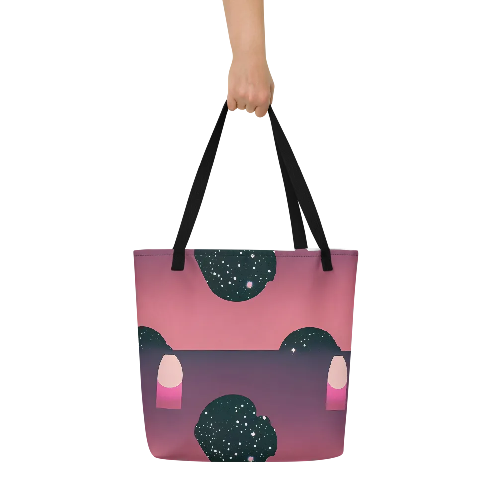 Dreamscape Horizon on Large Tote Bag W/ Pocket — Front