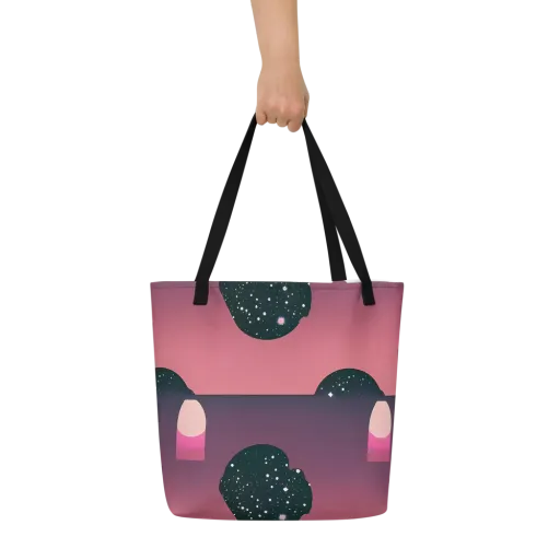 Dreamscape Horizon on a Large Tote Bag W/ Pocket