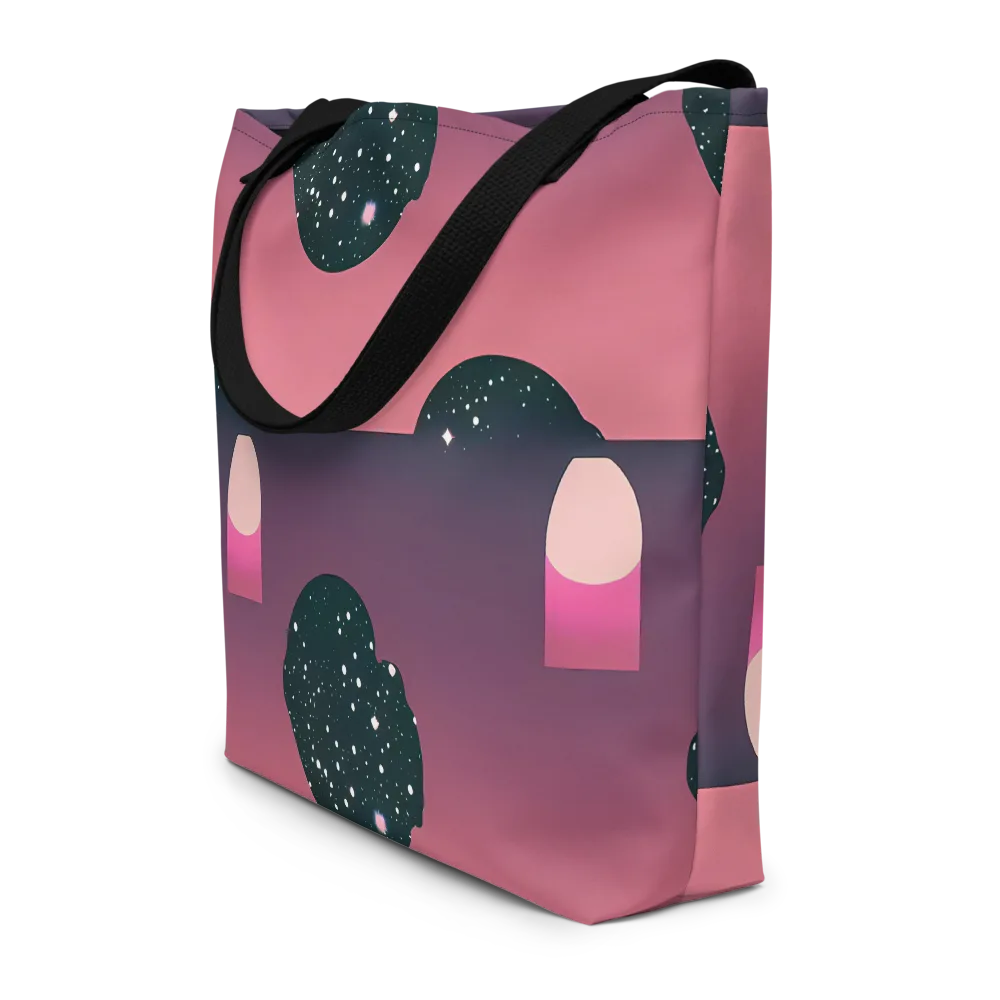 Dreamscape Horizon on Large Tote Bag W/ Pocket — Front