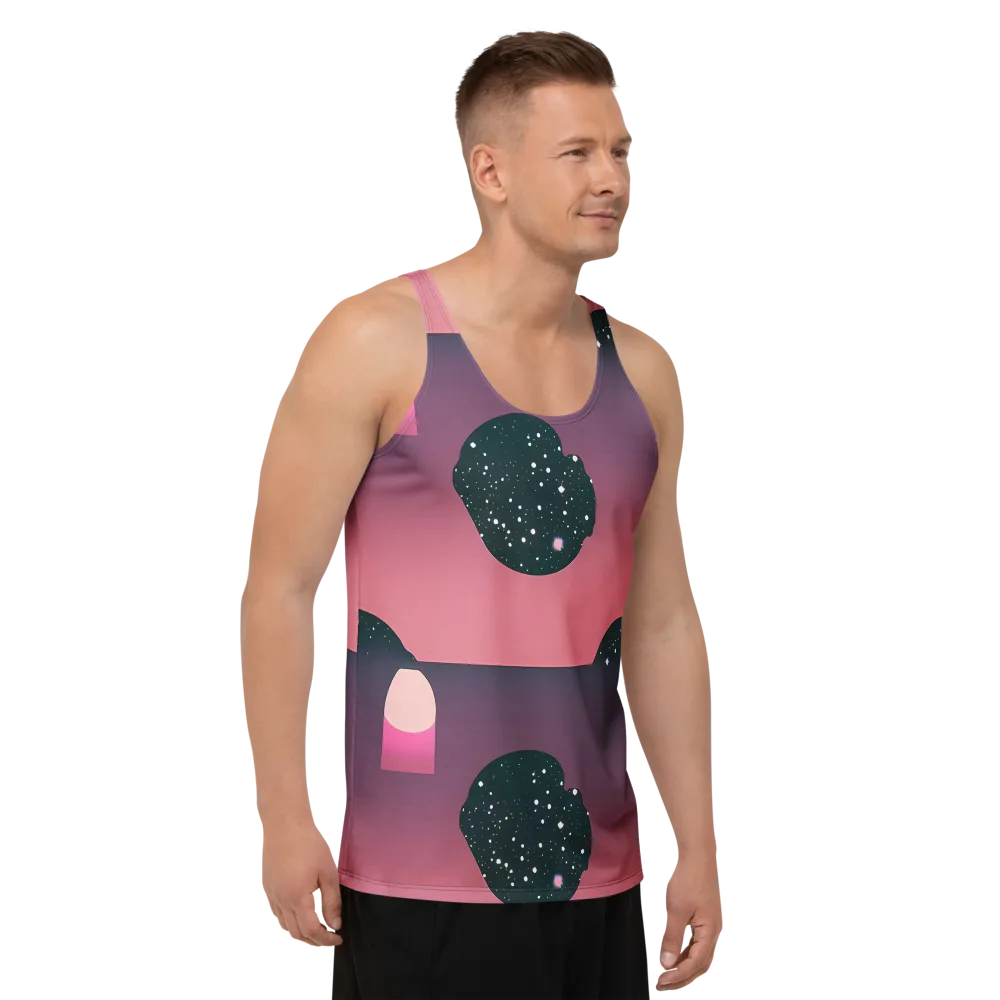 Dreamscape Horizon on Men's Tank Top — Right Front