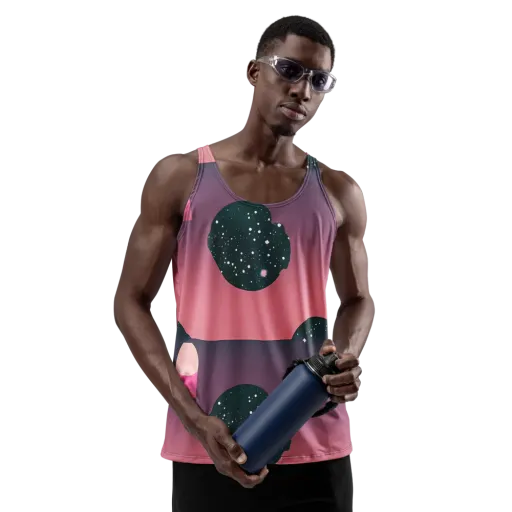 Dreamscape Horizon on a Men's Tank Top