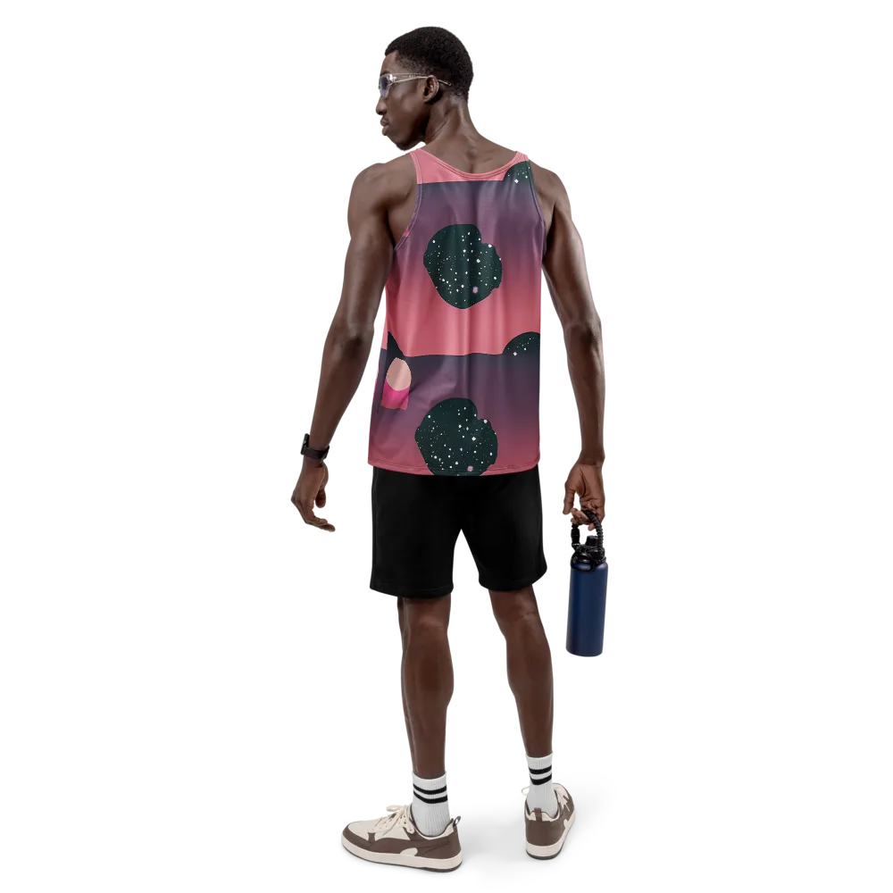 Dreamscape Horizon on Men's Tank Top — Back