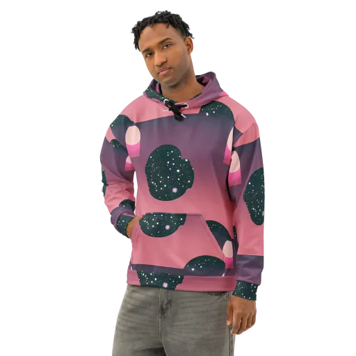 Dreamscape Horizon on a Cotton Hoodie