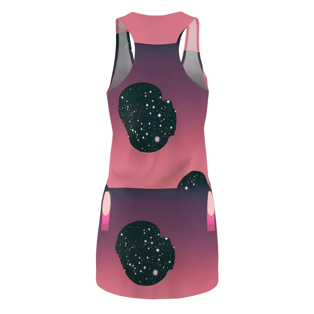 Dreamscape Horizon on Racerback Dress — Back