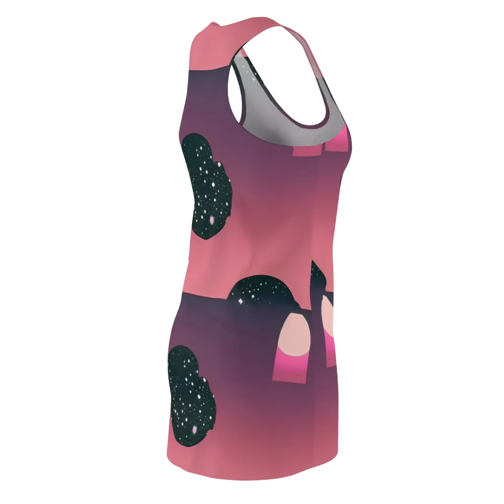 Dreamscape Horizon on Racerback Dress — Back Side