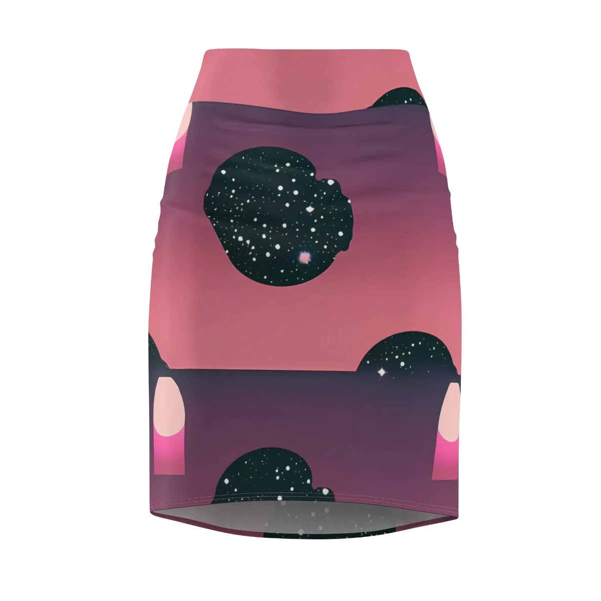 Dreamscape Horizon on Pencil Skirt — Front