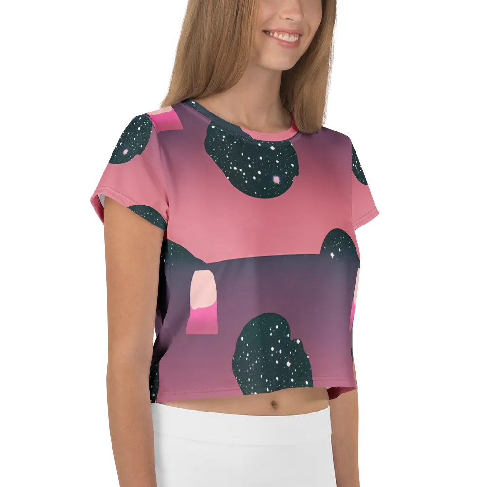Dreamscape Horizon on Crop Tee — Right