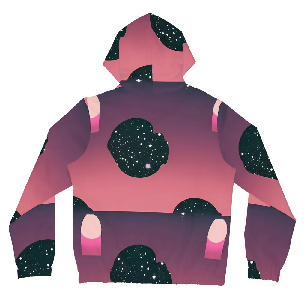 Dreamscape Horizon on Women's Full-Zip Hoodie — Back