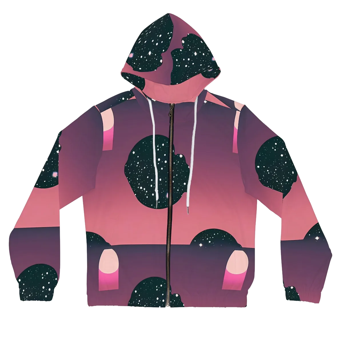 Dreamscape Horizon on Women's Full-Zip Hoodie — Front