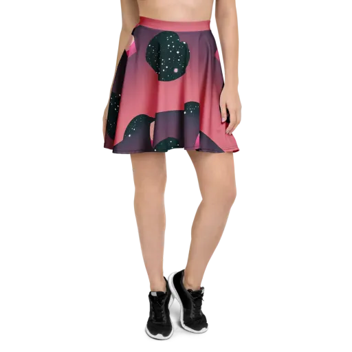 Dreamscape Horizon on a Skater Skirt