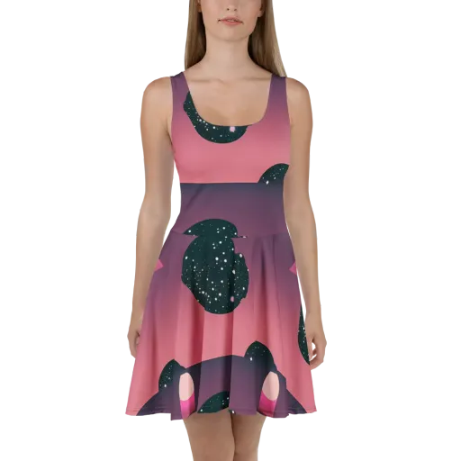 Dreamscape Horizon on a Skater Dress