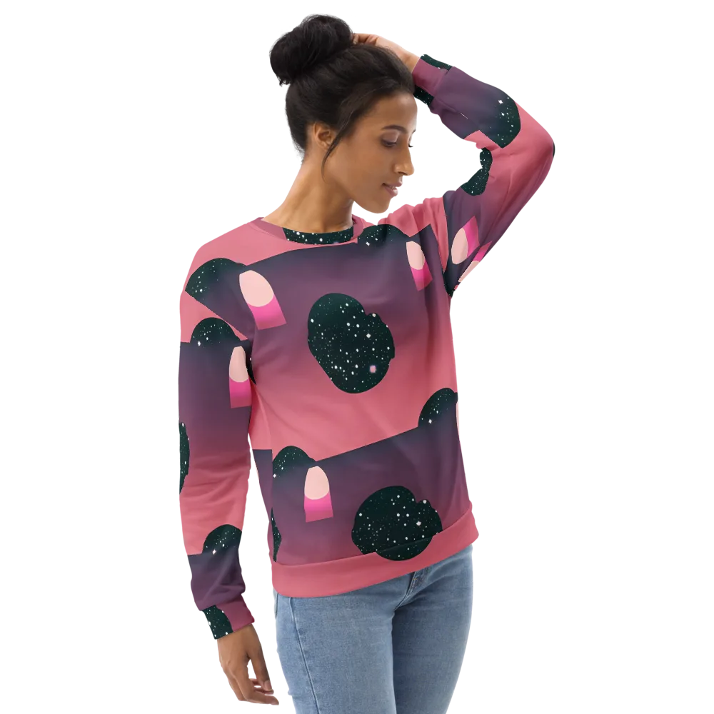 Dreamscape Horizon on Sweatshirt — Right Front