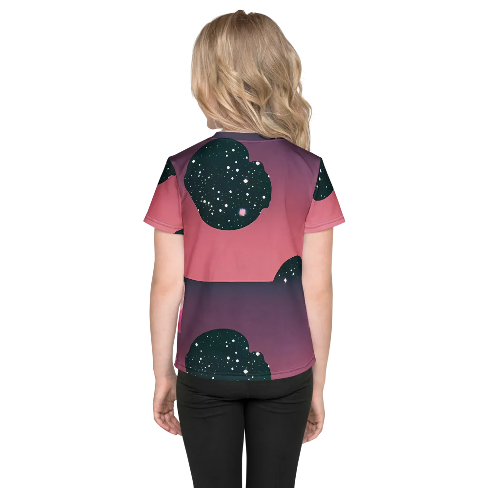 Dreamscape Horizon on Kids Crew Neck T-Shirt — Back