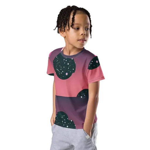 Dreamscape Horizon on a Kids Crew Neck T-Shirt