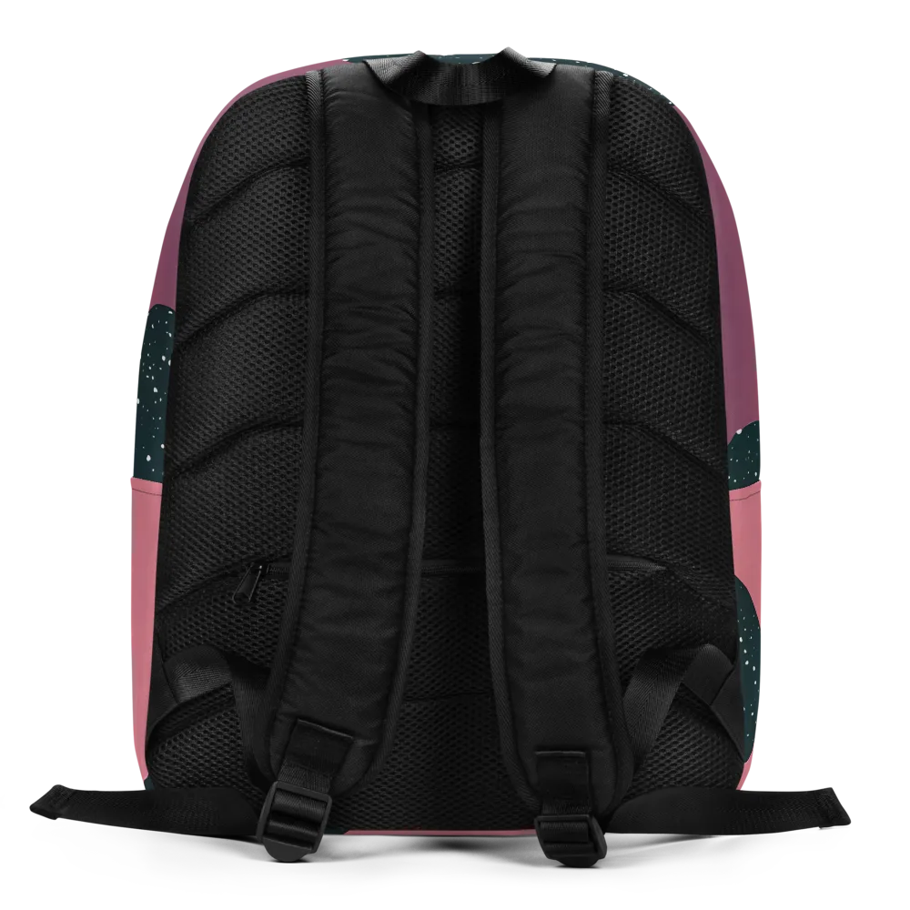 Dreamscape Horizon on Minimalist Backpack — Back
