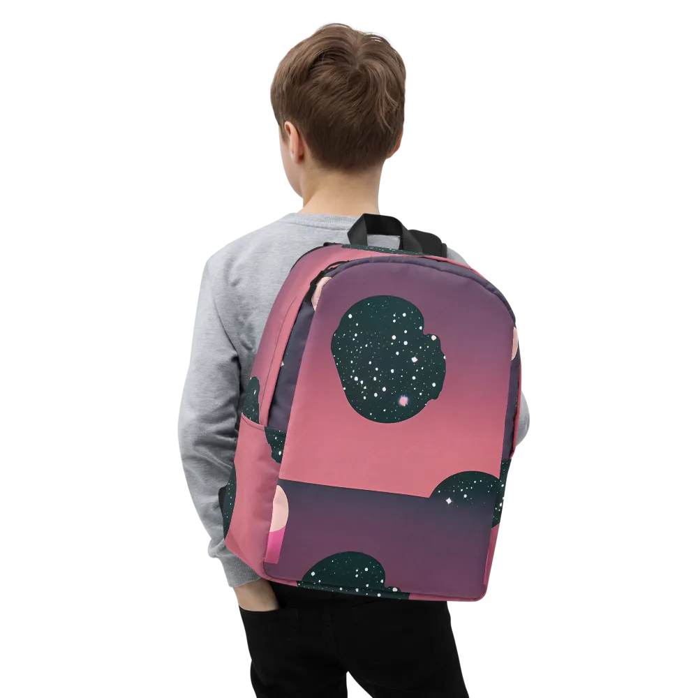 Dreamscape Horizon on Minimalist Backpack — Zoomed-in