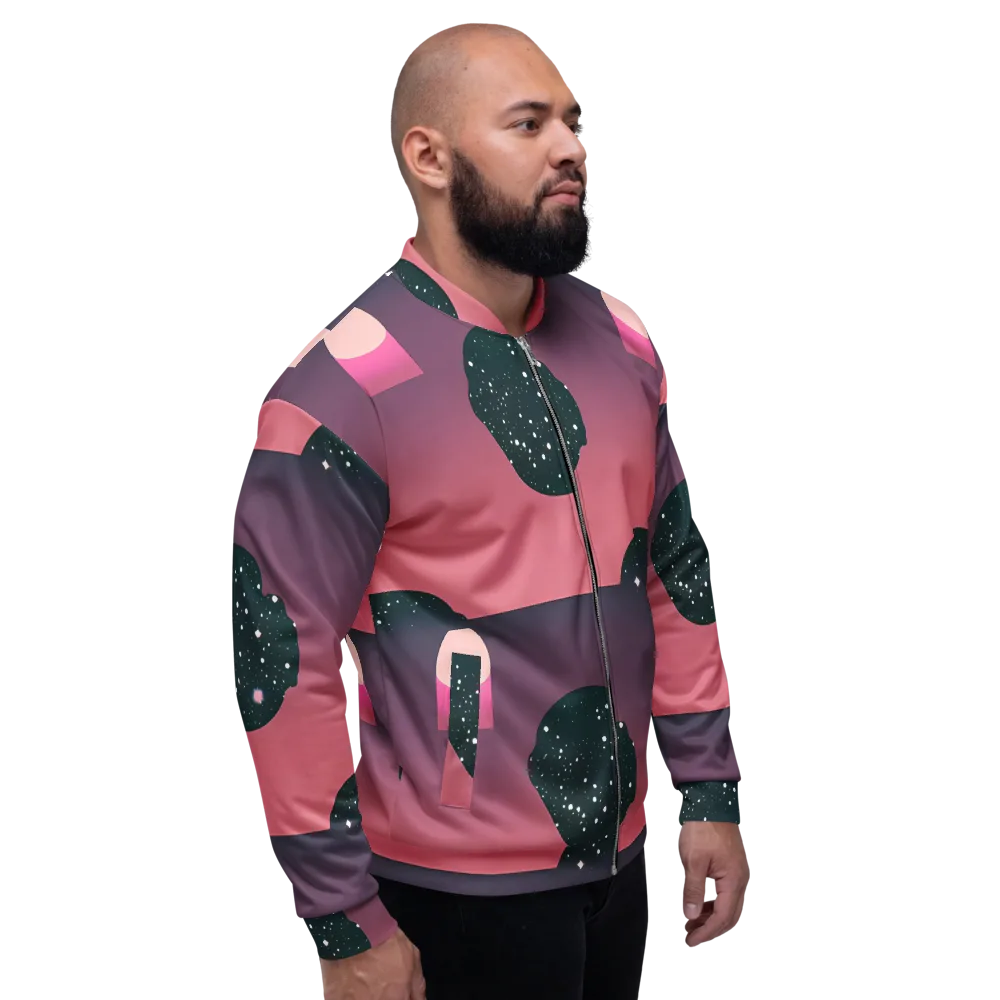 Dreamscape Horizon on Bomber Jacket — Right
