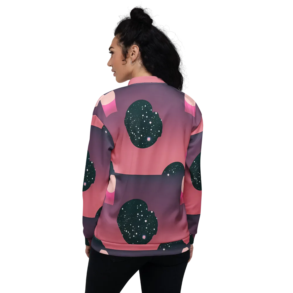 Dreamscape Horizon on Bomber Jacket — Back
