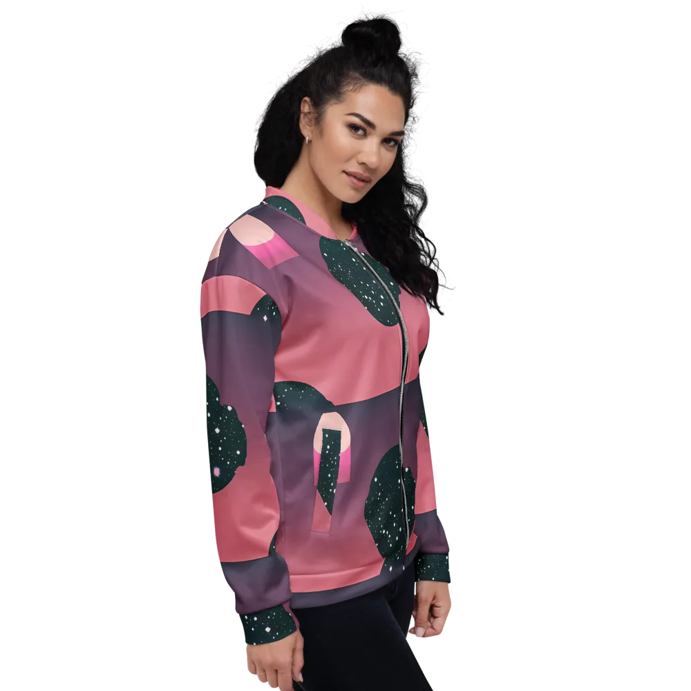 Dreamscape Horizon on Bomber Jacket — Right