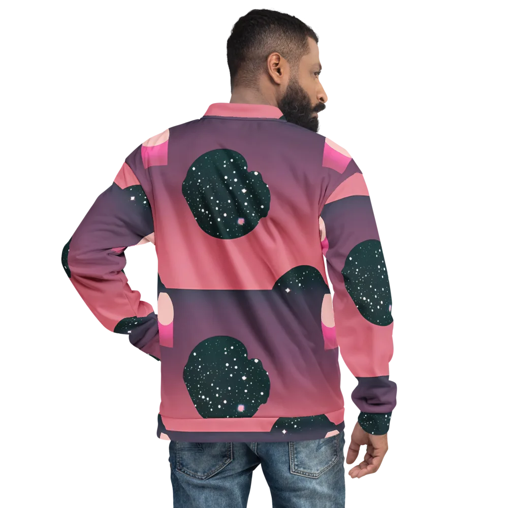 Dreamscape Horizon on Bomber Jacket — Back