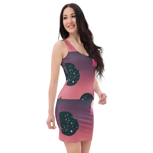 Dreamscape Horizon on a Bodycon Dress