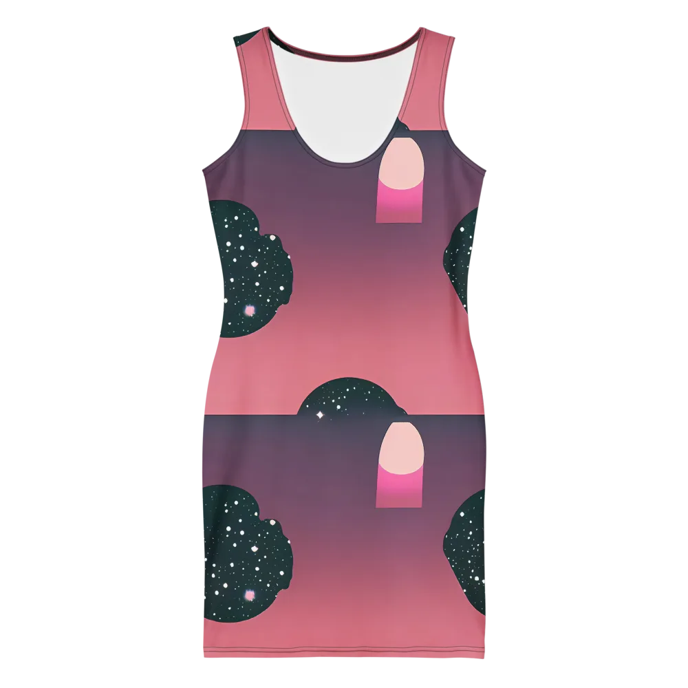 Dreamscape Horizon on Bodycon Dress — Front